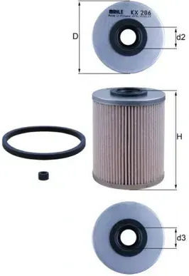 Filtru Original De Benzină Mahle Kx 206d