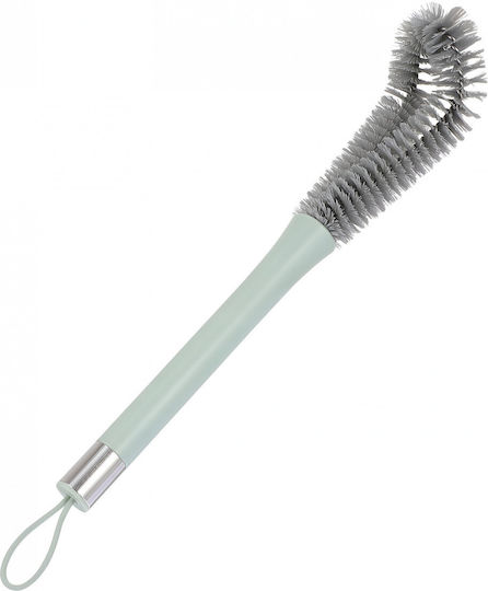 Perie de Curățare pentru Sticle și Biberoane Flippy cu Mâner Lung pentru Uz Casnic din Silicon Ergonomic 3.9x5.4x38.5cm Verde