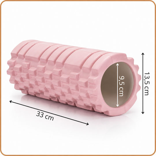 Cilindru rotund roz 13.5cm