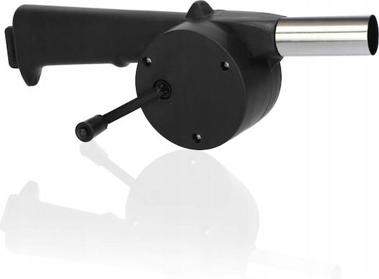 Manual Blower Lighting Grill Fire Fireplace Crank 25 Cm Black