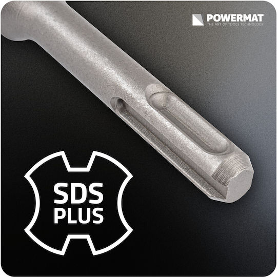 Powermat Σετ Τρυπάνι 1τμχ με Υποδοχή SDS Plus 165x75mm