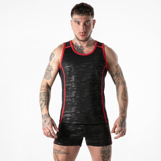 Locker Gear Sexy Men's Top Red