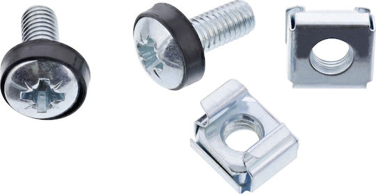 InLine Метален рамо за организиране на кабели 40x50mm Черен