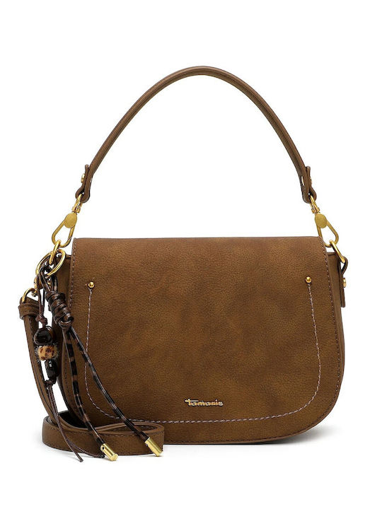 Malou Damenhandtasche Crossbody Schulter Wildleder Braun