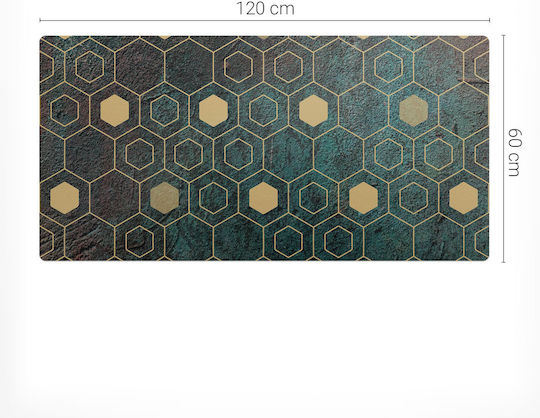 Protective Cushion Portable Laptop Geometric Design 120x60 Cm