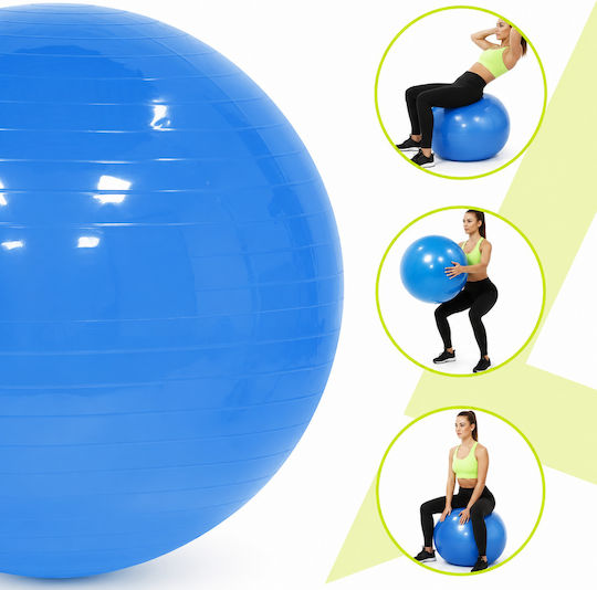 Μπάλα Pilates 0.7kg σε Μπλε Χρώμα