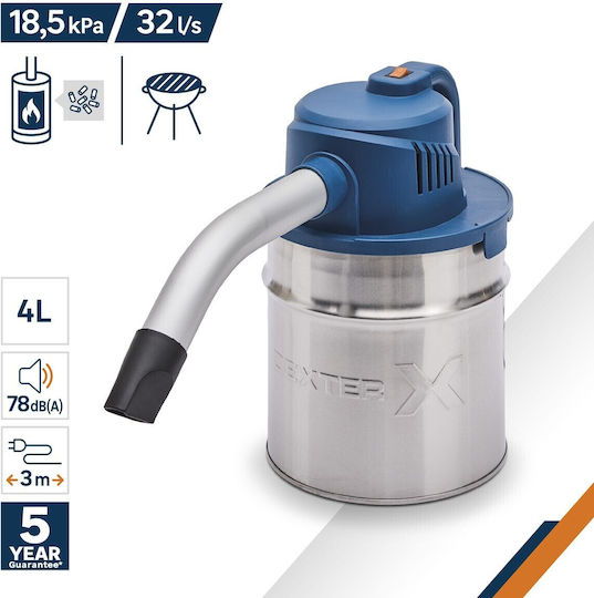Dexter Aspirator pentru cenușă 800W cu recipient 4lt