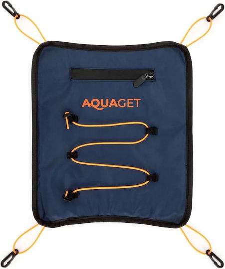 Geantă Impermeabilă Accesorii SUP Buzunar Telefon Sistem De Prindere Cu Corzi Elastice 28x30 Cm Albastru Marin