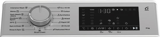 Whirlpool Washing Machine Top Load 6kg 1200 Turns TW622DSFCEE