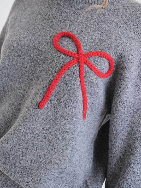 Women's Long Sleeve Sweater Grey