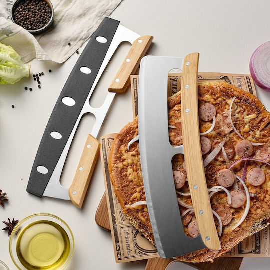 Spatulă Pentru Pizza Din Oțel Inoxidable