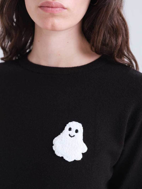 Women's Long Sleeve Sweater Black