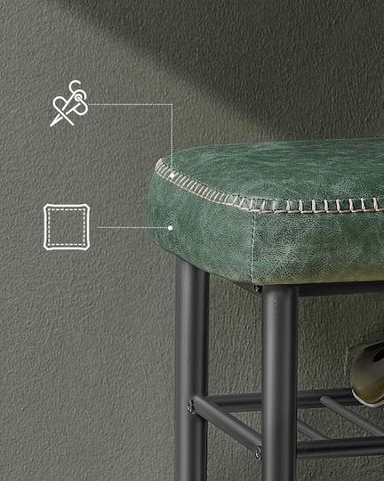 Mobilier Hol cu Suport pentru Pantofi și Bancă Green 80x30x50cm