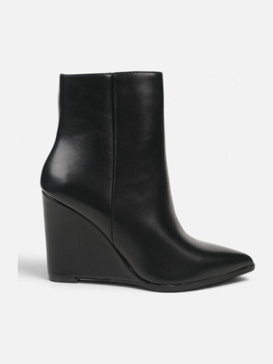 Women's Ankle Boots with Platform Black