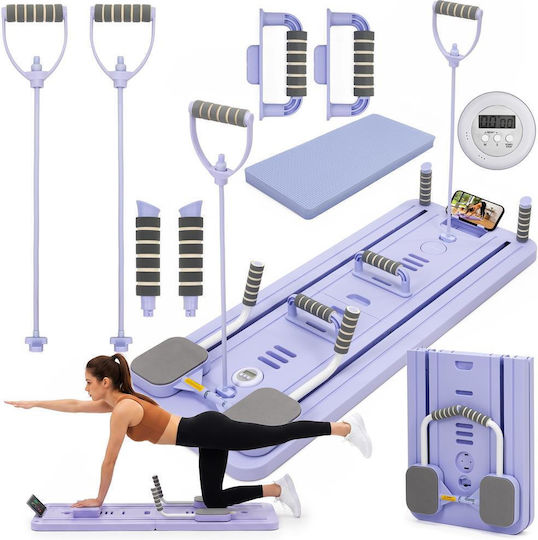 Saltea pliabilă Pilates violet (106x41x3cm)