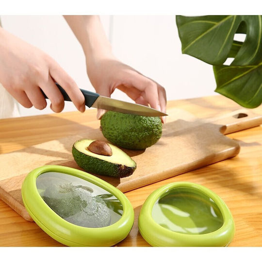 Set 4 Containers Fresh Vegetable Storage Flippy Portable Sealed Anti-oxidation Boxes 4 Different Shapes Vegetables Fruits Different Colors
