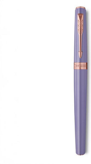 Parker Pgt Fpen Pană de Scris Fine Argintiu cu Cerneală Albastră