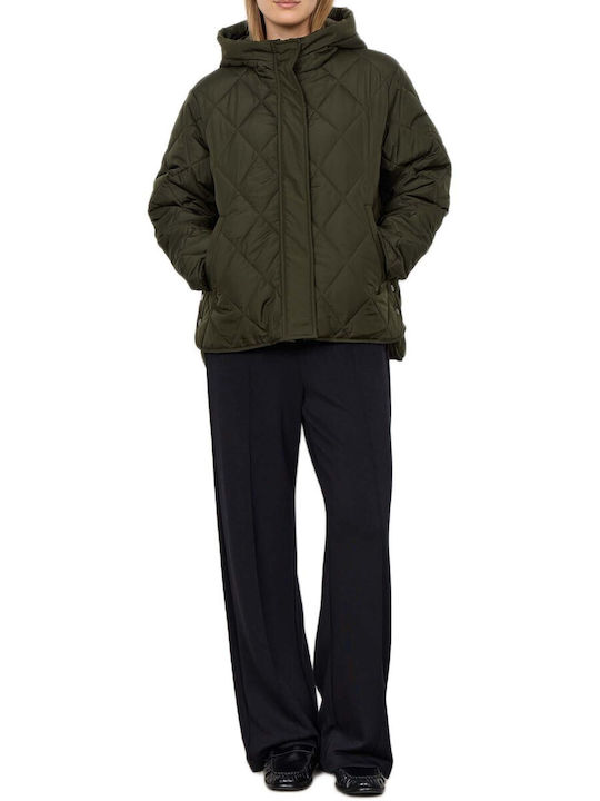 Soya Concept Women's Spring/Autumn Jacket Green