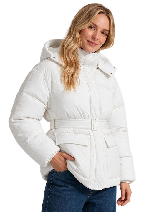 Damen Jacken für Winter Weiß