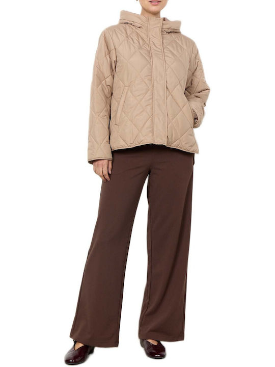 Soya Concept Women's Spring/Autumn Jacket Beige