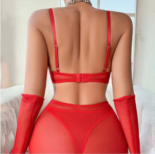Set Sutien Decupat Inimi 10js5314