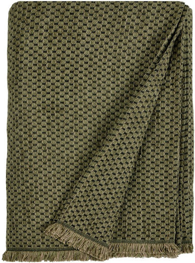 Kentia Mick Cuverturi Pentru Canapea de Fotoliu Jacquard 170x180cm Verde