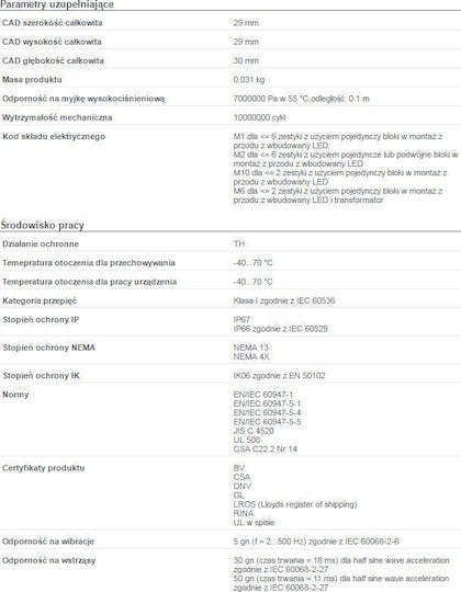 Schneider Electric Бутон за индустриален тип