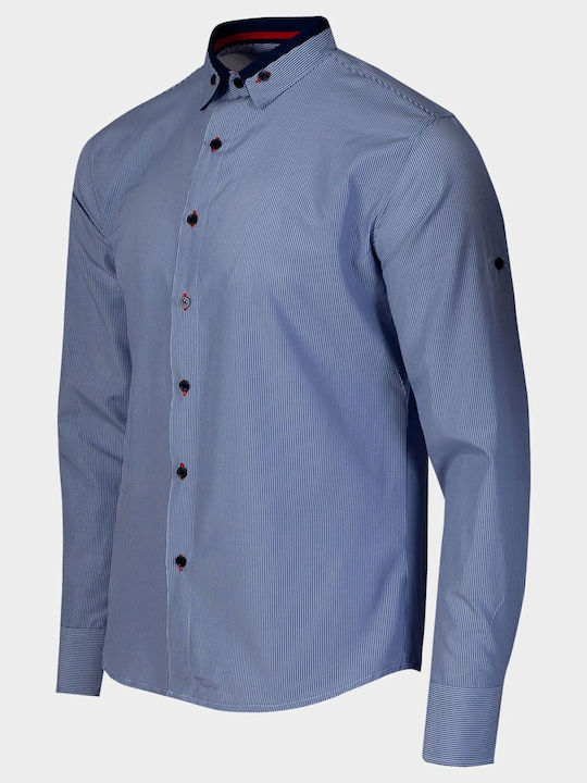 Herrenhemd Langärmelig Blau