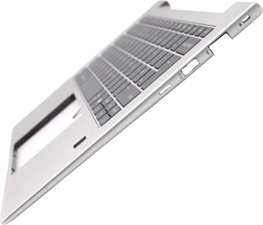 Tastatură Laptop Keyboard Palmrest Hp Elitebook 640 G11 Eb640g11 N97244-001 N97245-001 N97246-001 4bx8vtatp30 4bx8vtatp60 US Retroiluminat Argintiu Κωδ.41290uspalmblsil