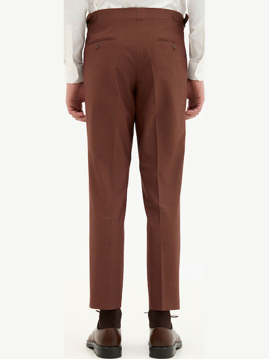 Men's Trousers Brick Red