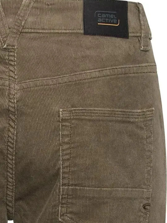 Men's Trousers Elastic Regular Fit Olive