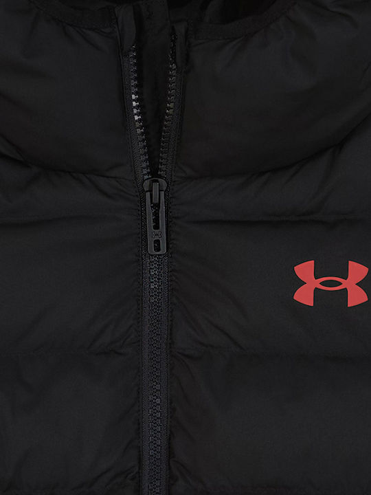 Kids Sports Jacket Short with Hood Black