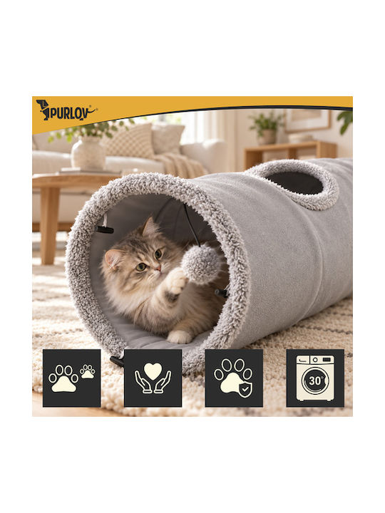 Purlov Cat Toy Tunnel