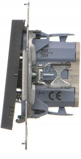 Kontakt-Simon Mechanismus Für Wandschalter In Grauer Farbe TP2.01/116