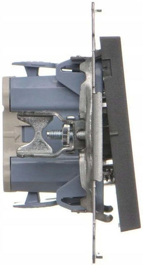 Kontakt-Simon Mechanismus Für Wandschalter In Grauer Farbe TP2.01/116