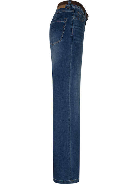 High Rise Women's Jean Pants Grey