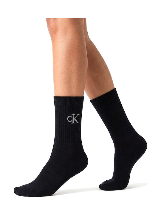 Calvin Klein Дамски Чорапи Черни 2Pack