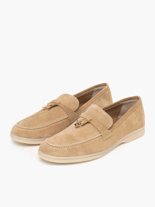 Loafers Dama din Piele în Culoare Tabac