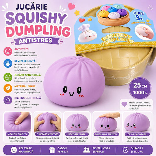 Squishy Colțunaș Spumant Violet