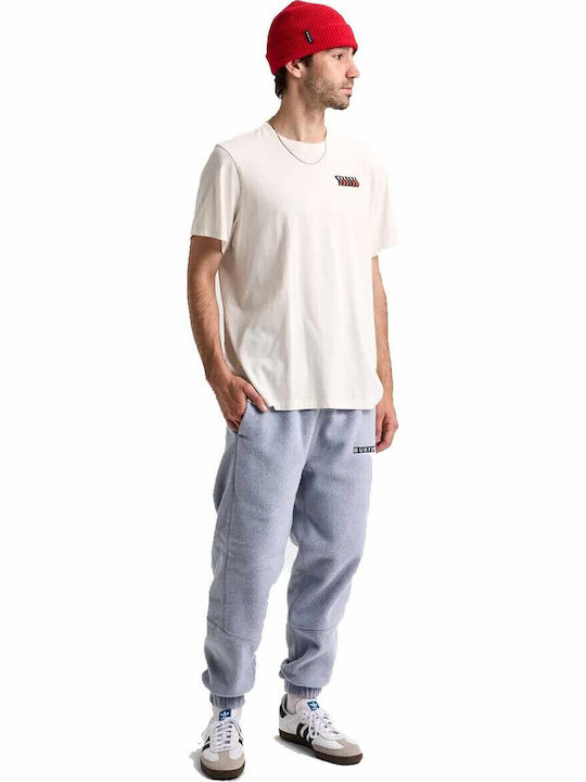 Glossy Sweatpants with Elastic Grey Heather