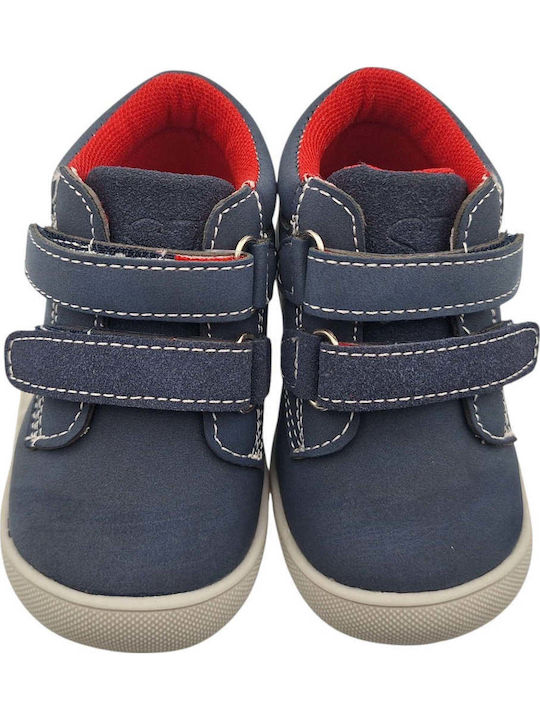 Ghete Anatomice Din Piele Pentru Copii Cu Închidere Hoop & Loop Kaki