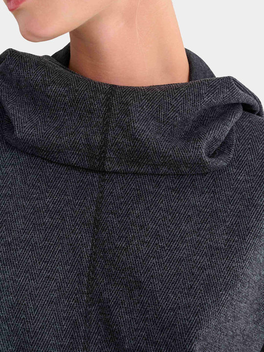 Attrattivo Damen Sweatshirt Mit Kapuze Grau
