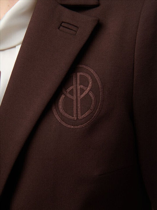 Badoo Women's Brown Blazer