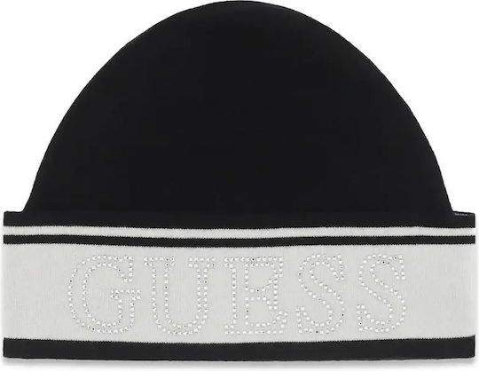 Unisex Stirnband Strick in Schwarz