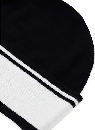 Unisex Stirnband Strick in Schwarz
