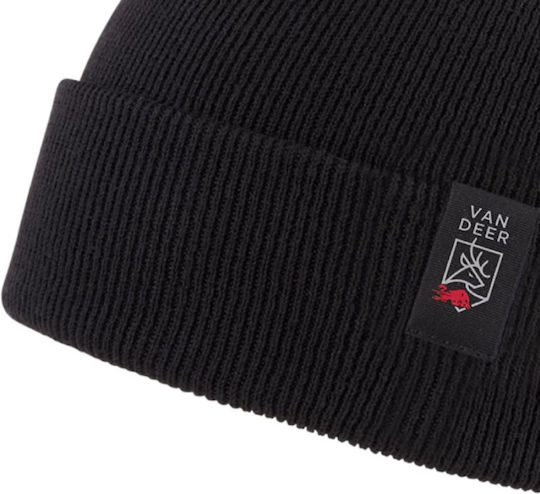 Beanie Unisex Strickmütze in Schwarz