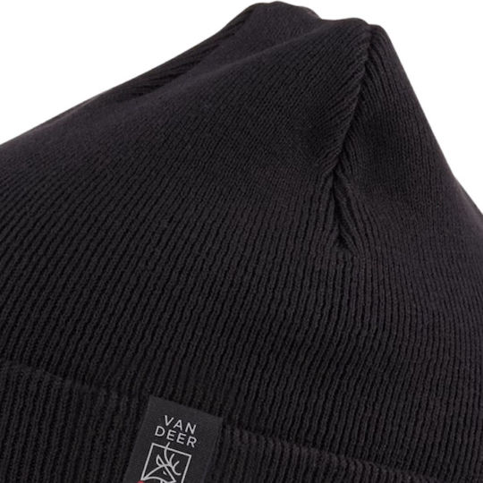 Beanie Unisex Strickmütze in Schwarz