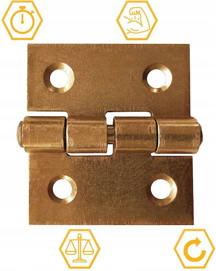Domax Hinge 8022 60x55x2.5mm Zinc Plated