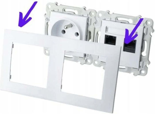 Ospel Wechselrahmen Multimedia in Schwarz Farbe GPK-1Z/P/33