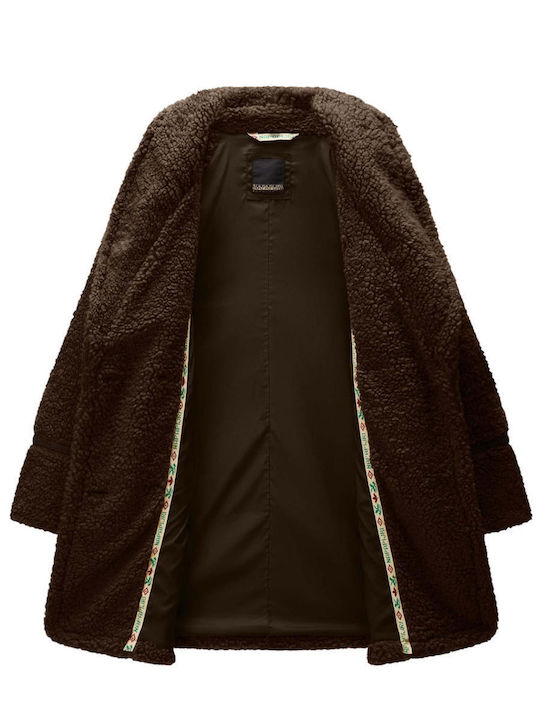 Curly Women's Coat Demitasse